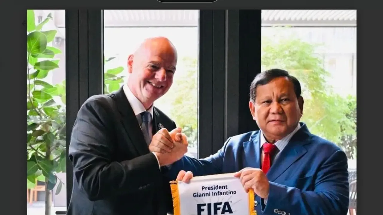 Gianni Infantino Temui Prabowo, Puji Indonesia sebagai Tuan Rumah Hebat FIFA ASEAN Cup